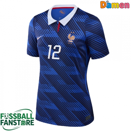 Frankreich Randal Kolo Muani #12 Replik Heimtrikot Damen WM 2026 Kurzarm